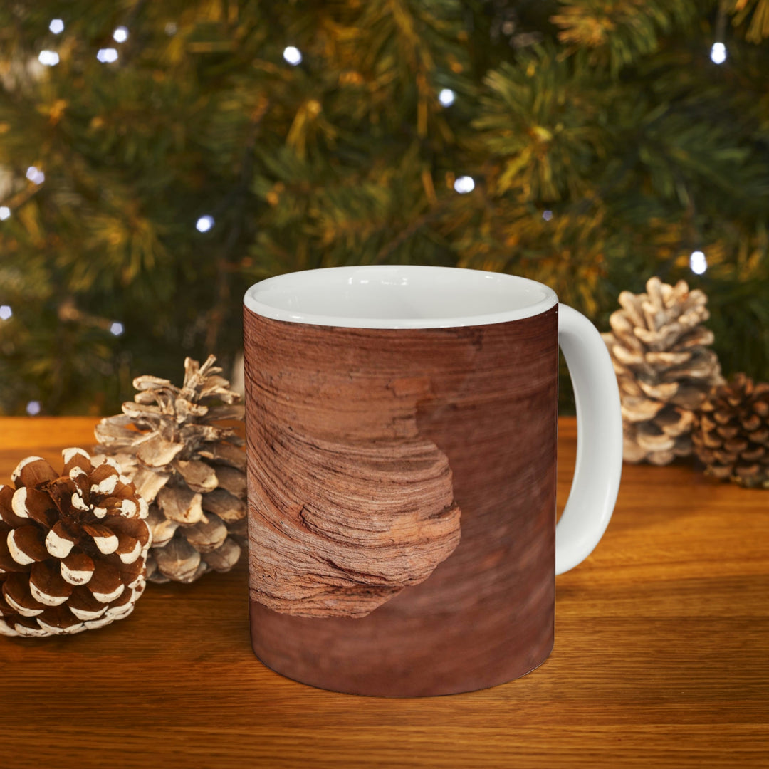 Sedimentary Rock Curves - Ceramic Mug 11oz - Visiting This World