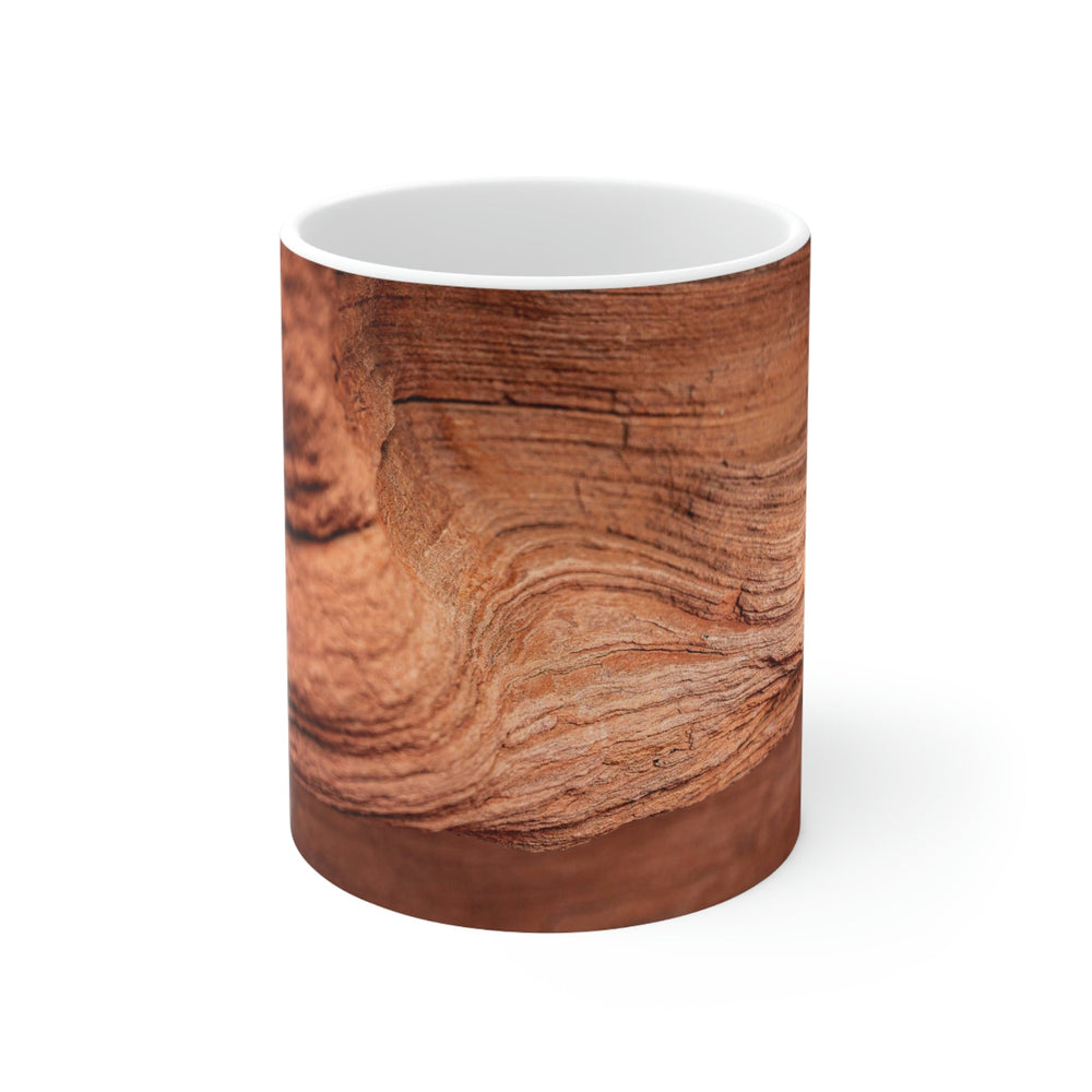 Sedimentary Rock Curves - Ceramic Mug 11oz - Visiting This World