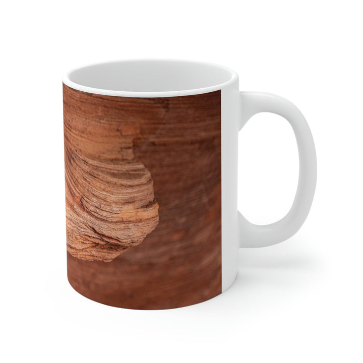 Sedimentary Rock Curves - Ceramic Mug 11oz - Visiting This World