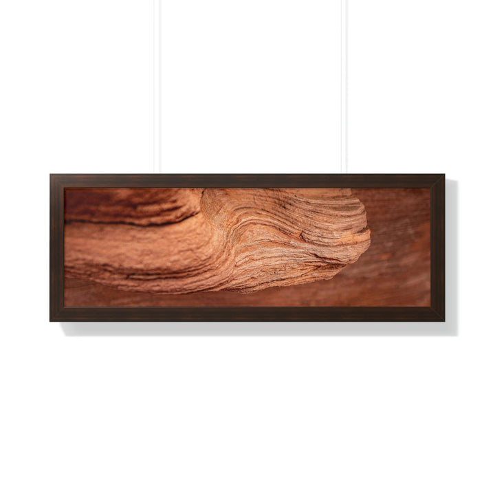 Sedimentary Rock Curves - Framed Print - Visiting This World