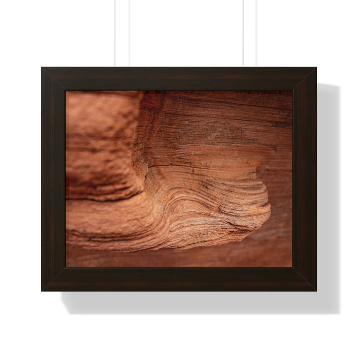 Sedimentary Rock Curves - Framed Print - Visiting This World