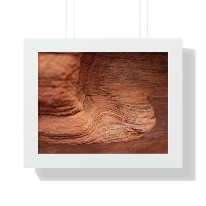 Sedimentary Rock Curves - Framed Print - Visiting This World