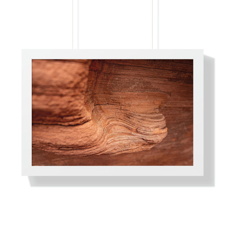 Sedimentary Rock Curves - Framed Print - Visiting This World