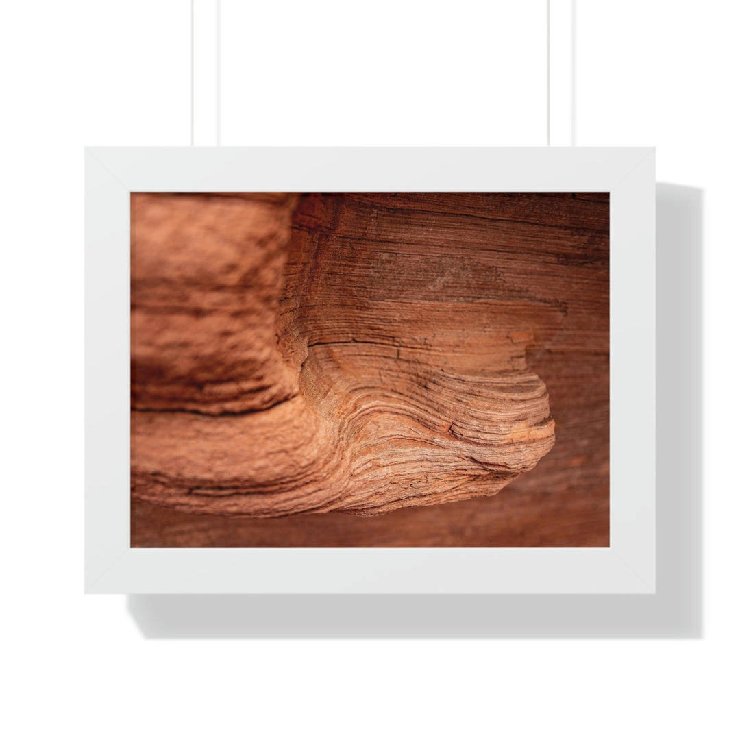 Sedimentary Rock Curves - Framed Print - Visiting This World