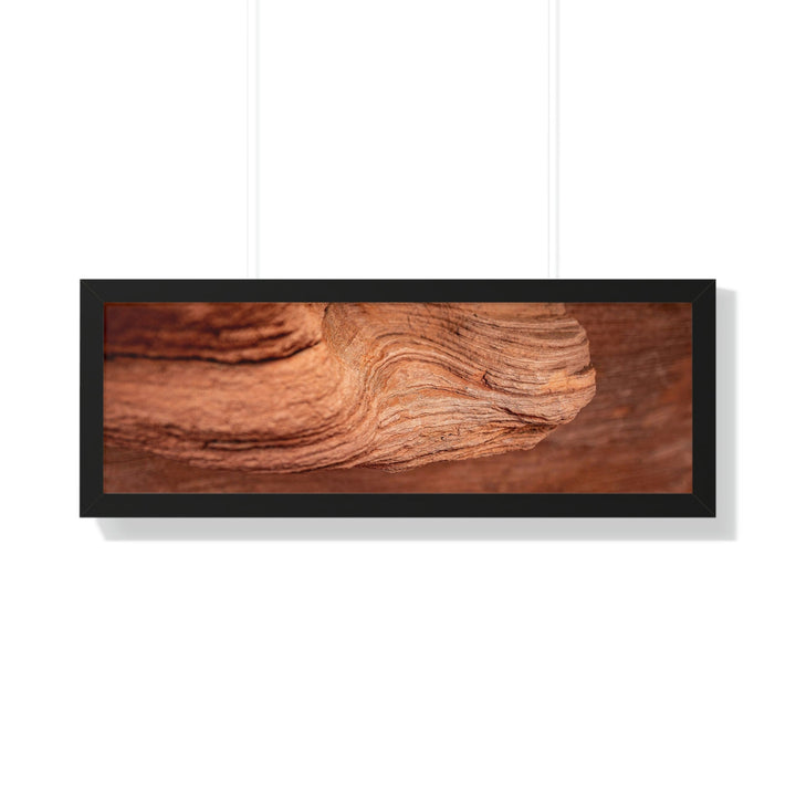 Sedimentary Rock Curves - Framed Print - Visiting This World