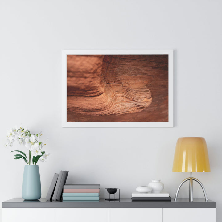 Sedimentary Rock Curves - Framed Print - Visiting This World