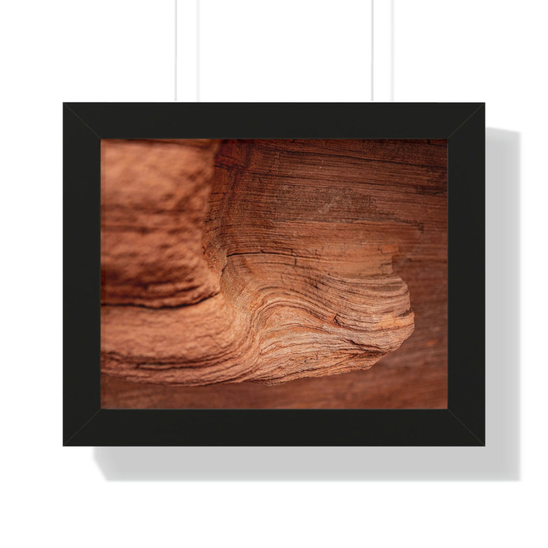 Sedimentary Rock Curves - Framed Print - Visiting This World