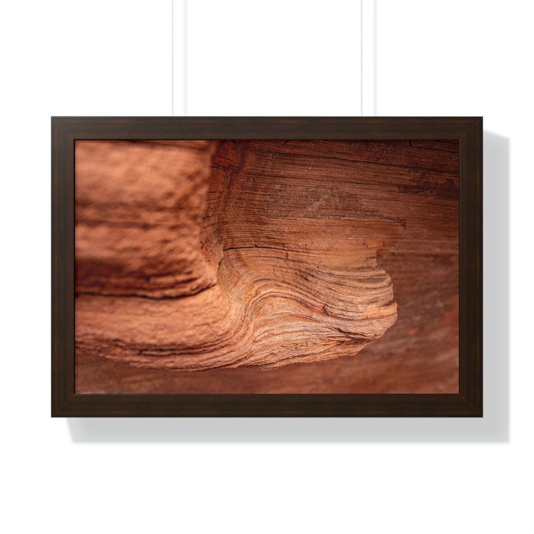 Sedimentary Rock Curves - Framed Print - Visiting This World