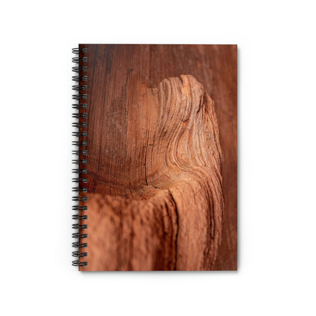 Sedimentary Rock Curves - Spiral Ruled Line Notebook - Visiting This World