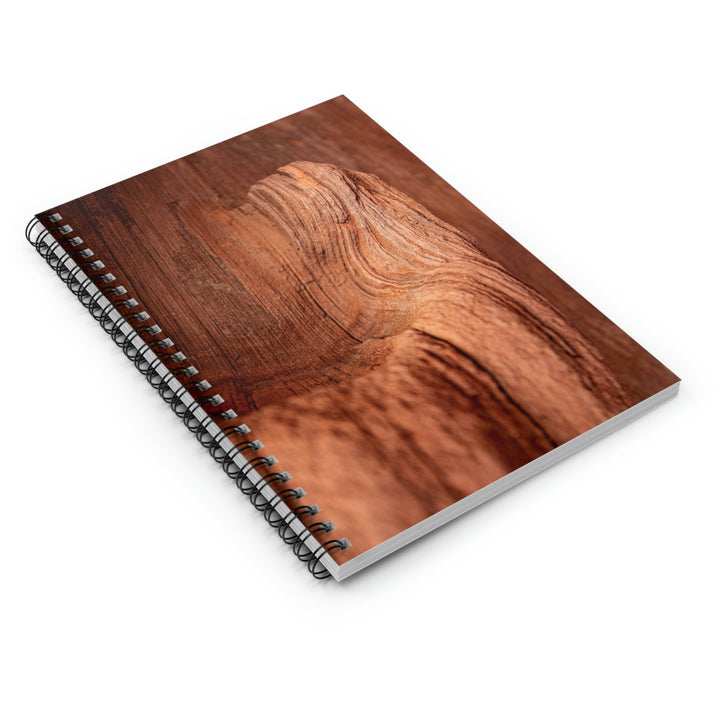 Sedimentary Rock Curves - Spiral Ruled Line Notebook - Visiting This World