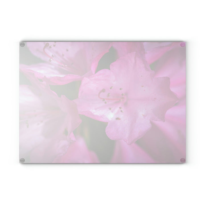 Soft Pinks - Glass Cutting Board - Visiting This World