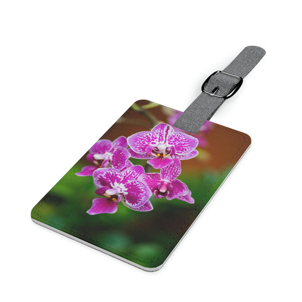 Spotted Orchid - Luggage Tag - Visiting This World