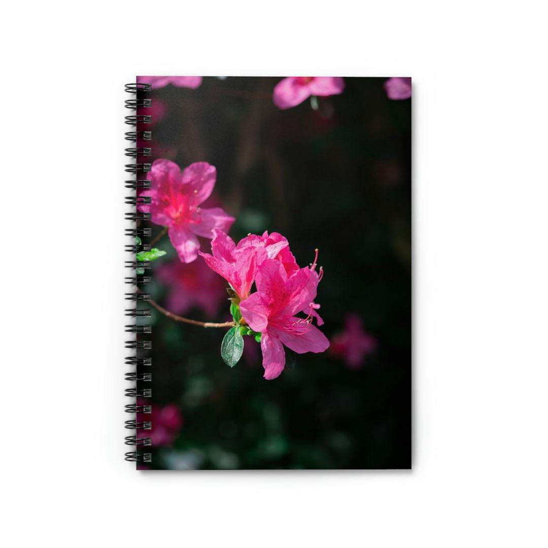 Standout Azalea - Spiral Ruled Line Notebook - Visiting This World