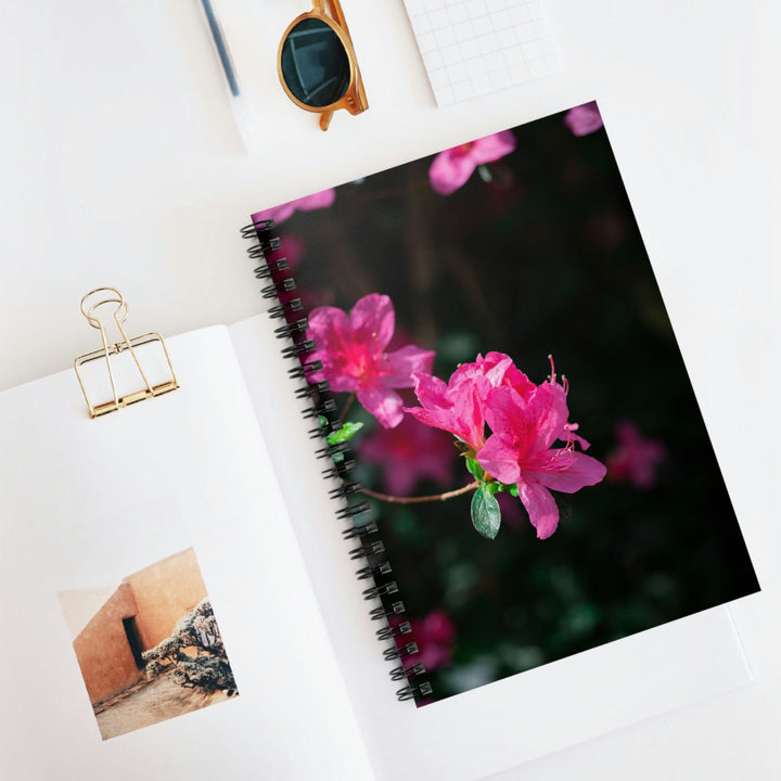 Standout Azalea - Spiral Ruled Line Notebook - Visiting This World