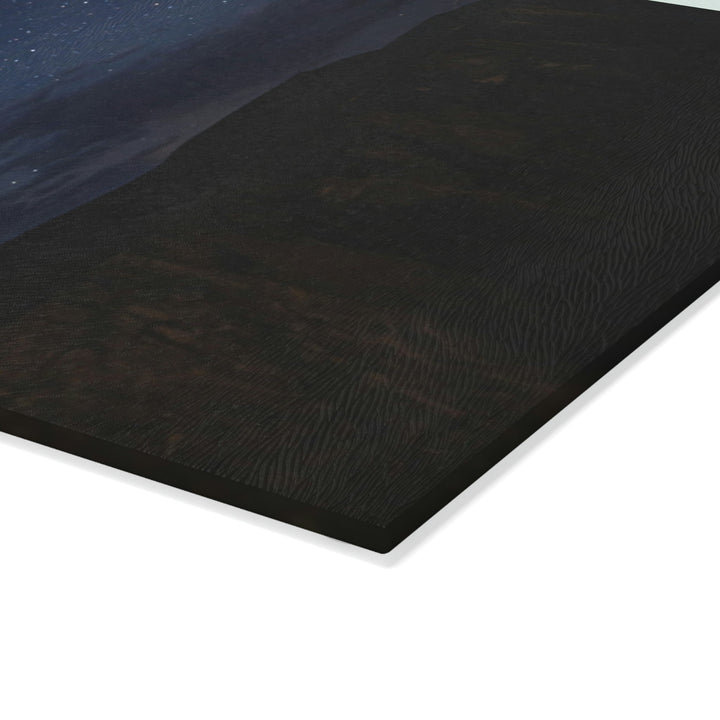 Starlink Above the Canyon - Glass Cutting Board - Visiting This World