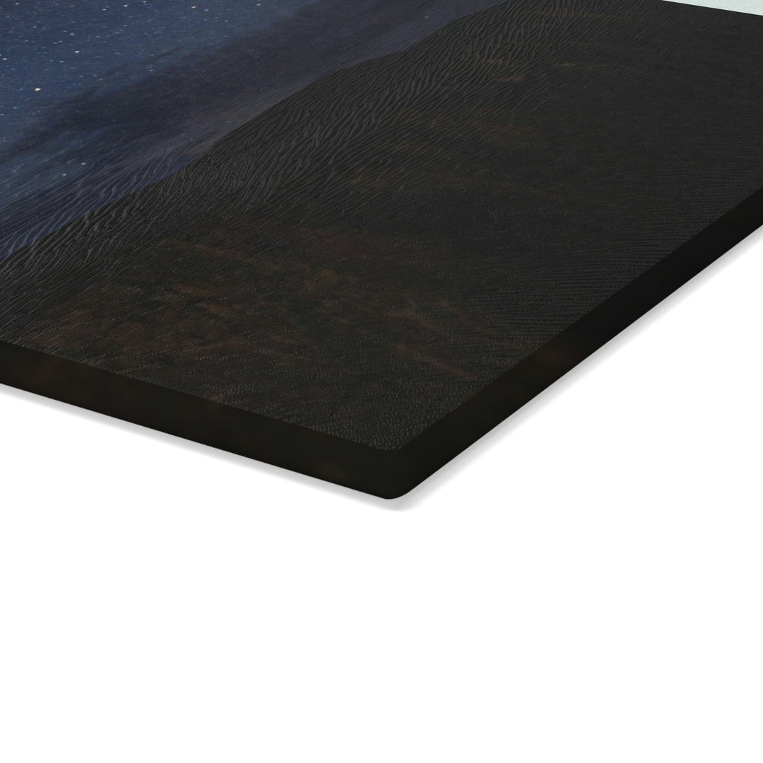 Starlink Above the Canyon - Glass Cutting Board - Visiting This World