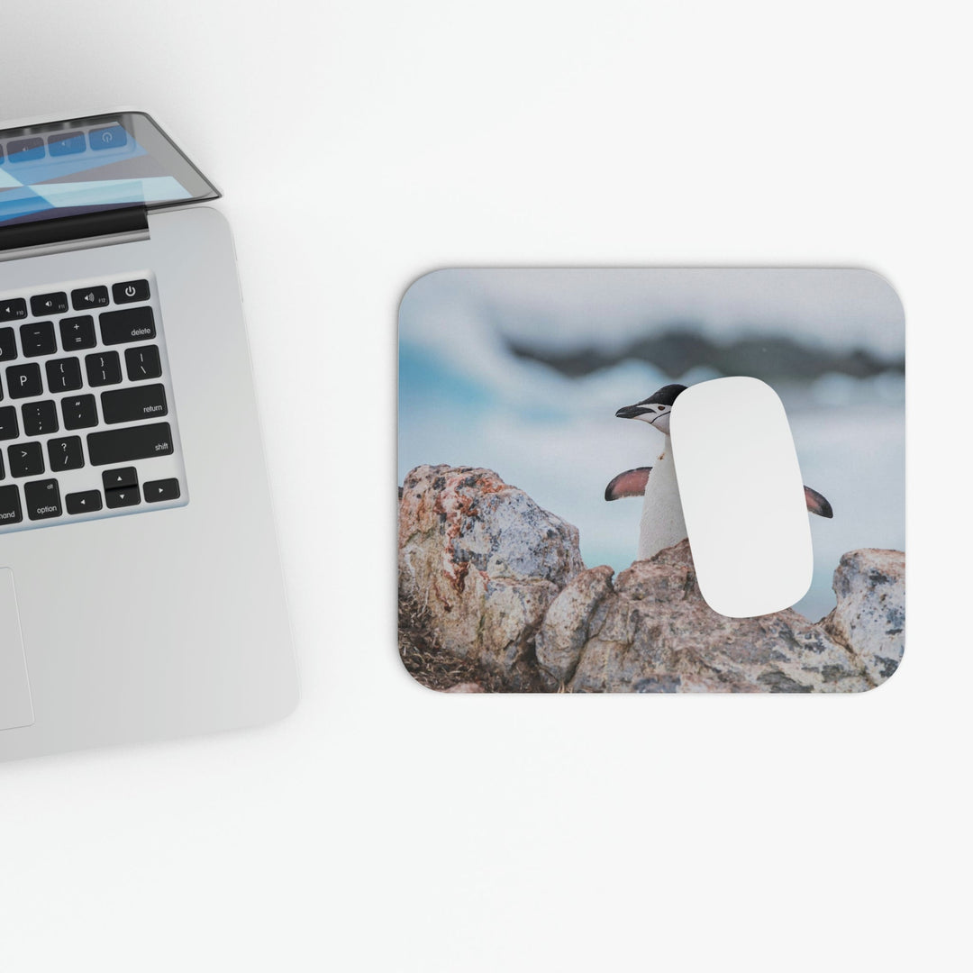 Stretched Penguin - Mouse Pad (Rectangle) - Visiting This World