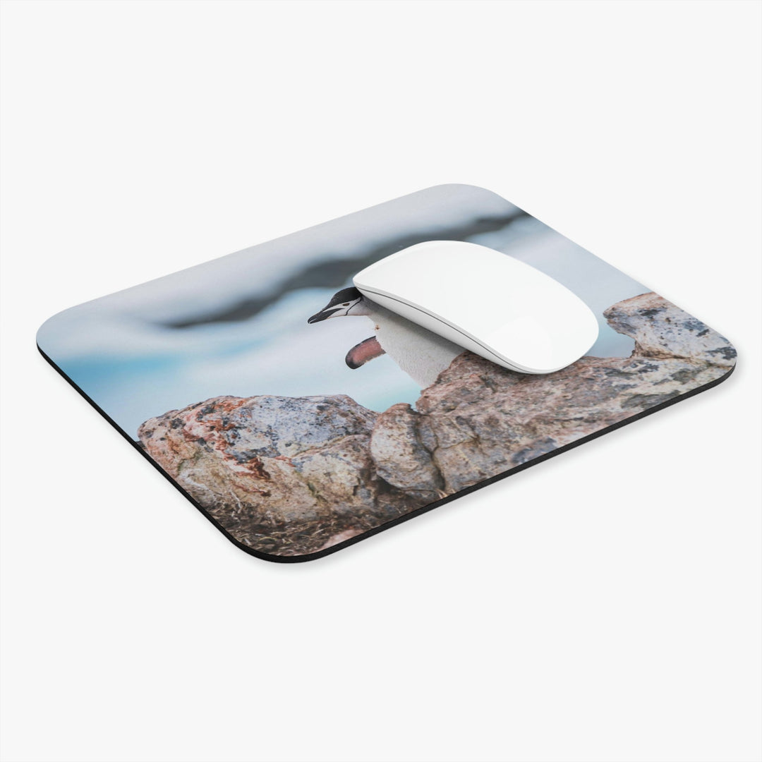 Stretched Penguin - Mouse Pad (Rectangle) - Visiting This World