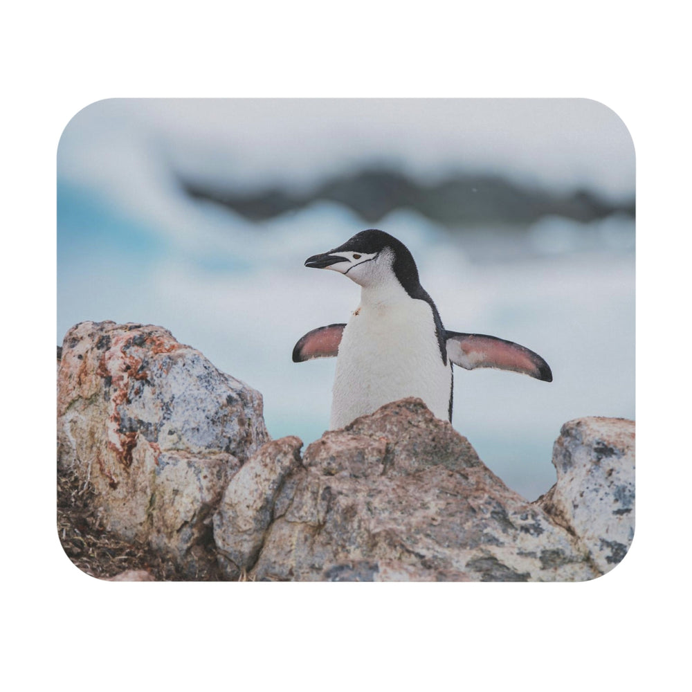 Stretched Penguin - Mouse Pad (Rectangle) - Visiting This World