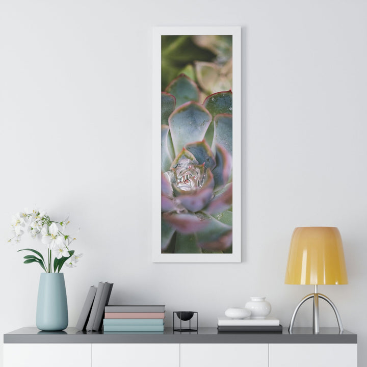 Stunning Succulent - Framed Print - Visiting This World