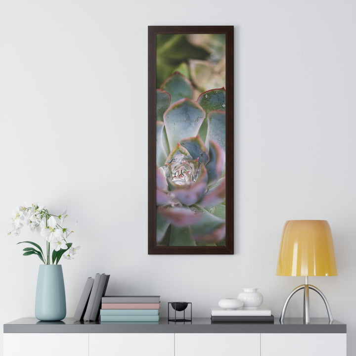 Stunning Succulent - Framed Print - Visiting This World