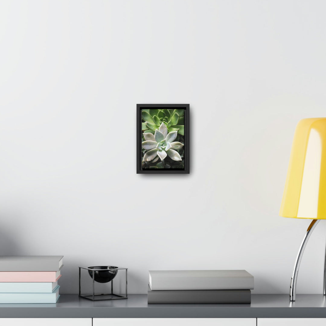 Succulent Array - Canvas with Frame - Visiting This World