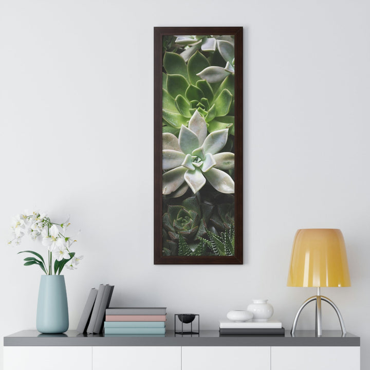 Succulent Array - Framed Print - Visiting This World