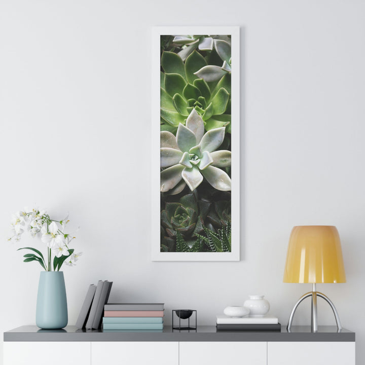 Succulent Array - Framed Print - Visiting This World