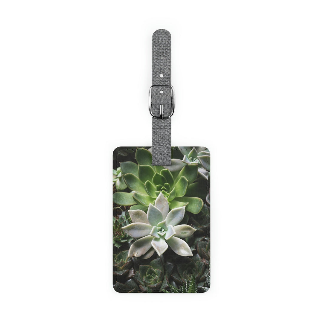 Succulent Array - Luggage Tag - Visiting This World