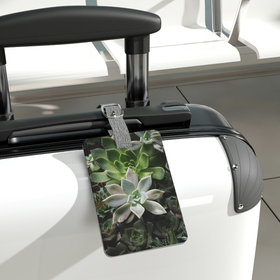 Succulent Array - Luggage Tag - Visiting This World