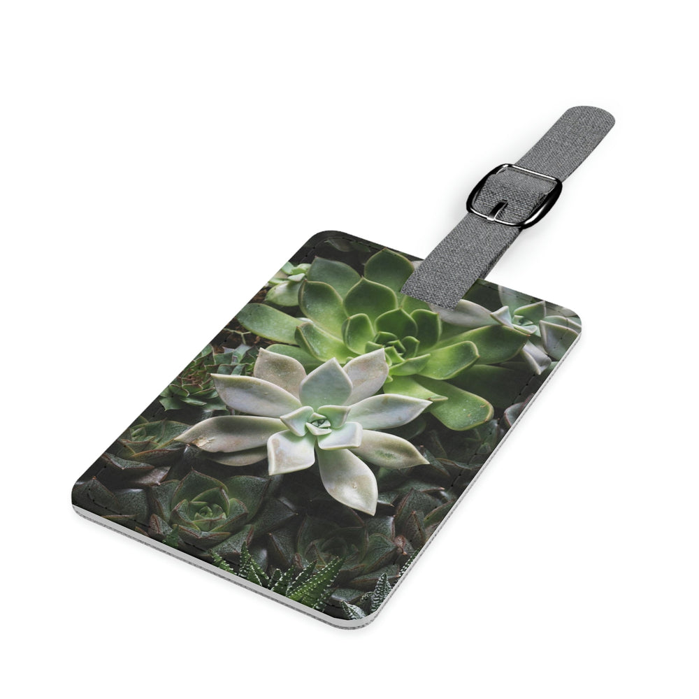 Succulent Array - Luggage Tag - Visiting This World