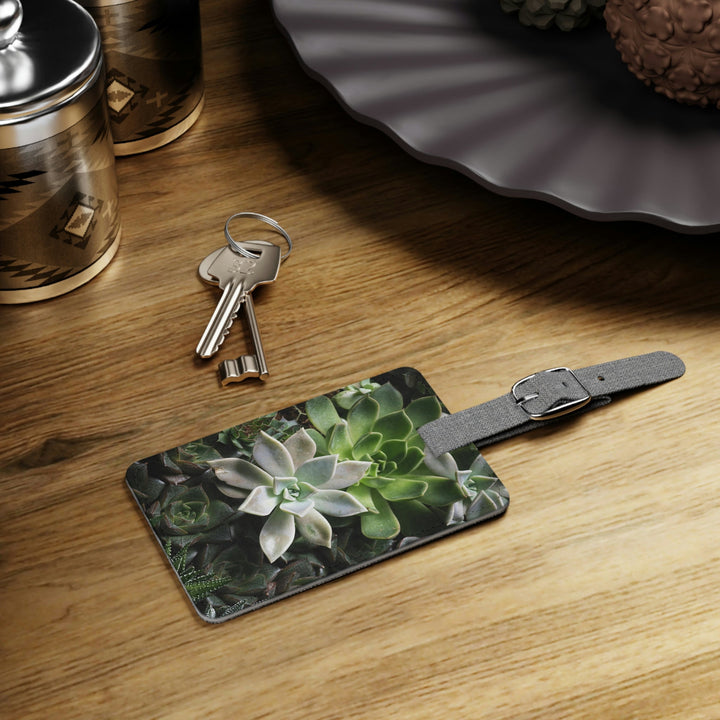 Succulent Array - Luggage Tag - Visiting This World