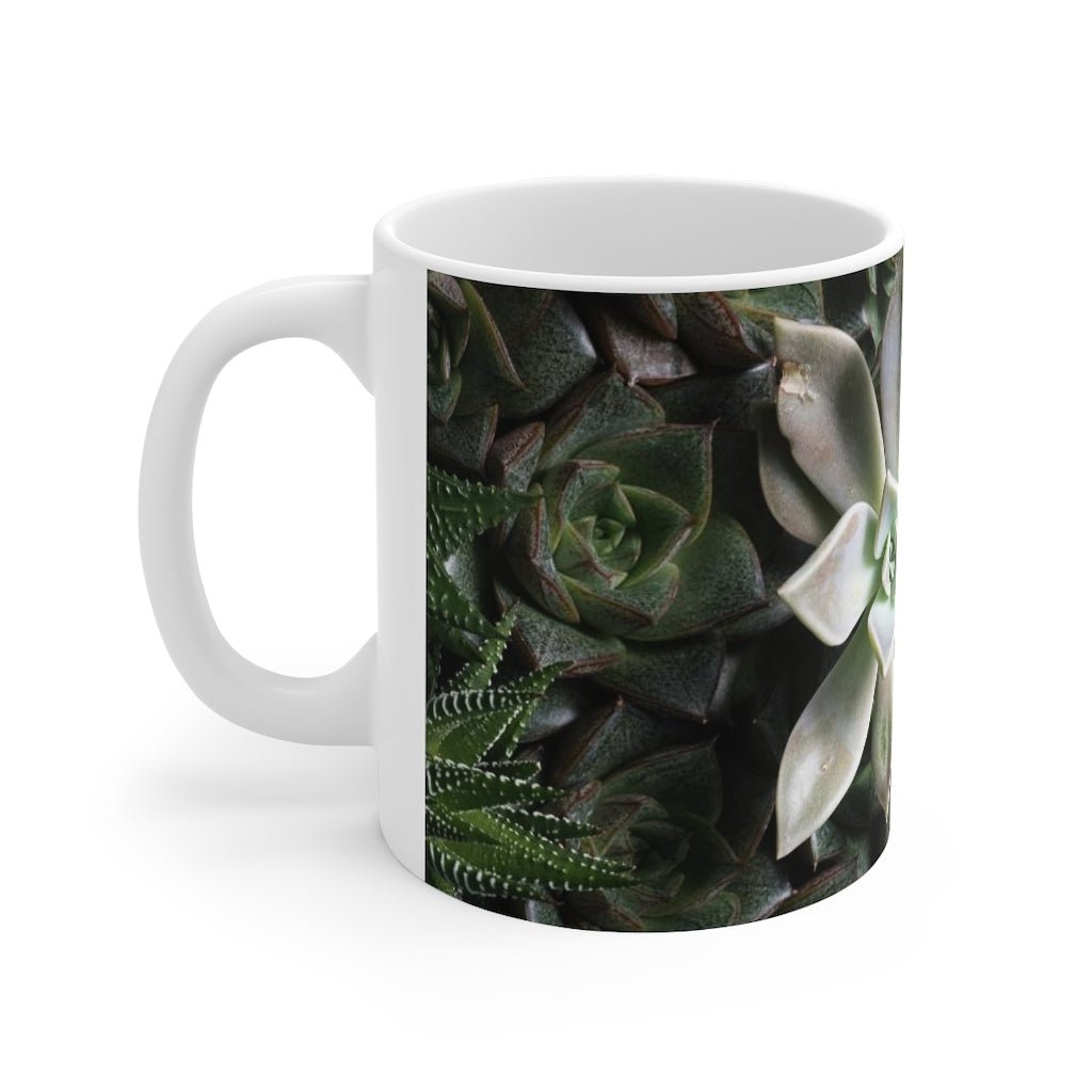 Succulent Array - Mug 11oz - Visiting This World