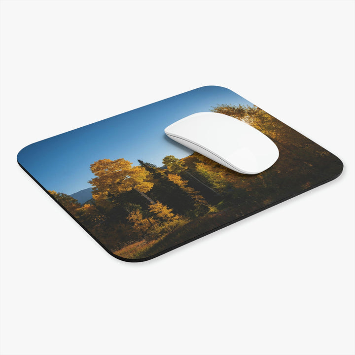 Sun Through the Aspens - Mouse Pad (Rectangle) - Visiting This World