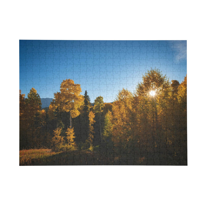 Sun Through the Aspens - Nature Puzzle (96, 252, 500, 1000-Piece) - Visiting This World