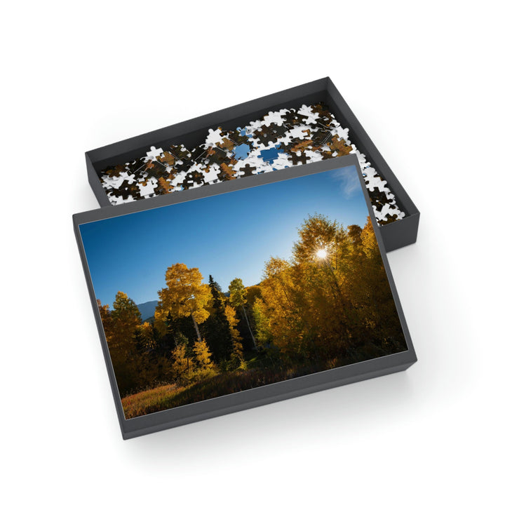 Sun Through the Aspens - Nature Puzzle (96, 252, 500, 1000-Piece) - Visiting This World