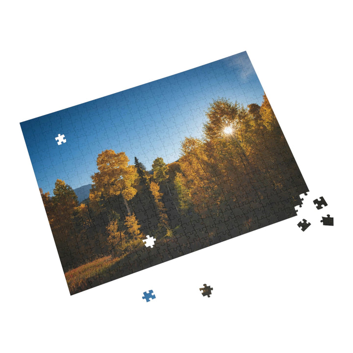 Sun Through the Aspens - Nature Puzzle (96, 252, 500, 1000-Piece) - Visiting This World