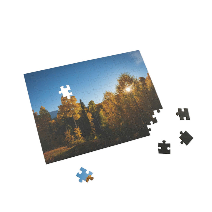 Sun Through the Aspens - Nature Puzzle (96, 252, 500, 1000-Piece) - Visiting This World