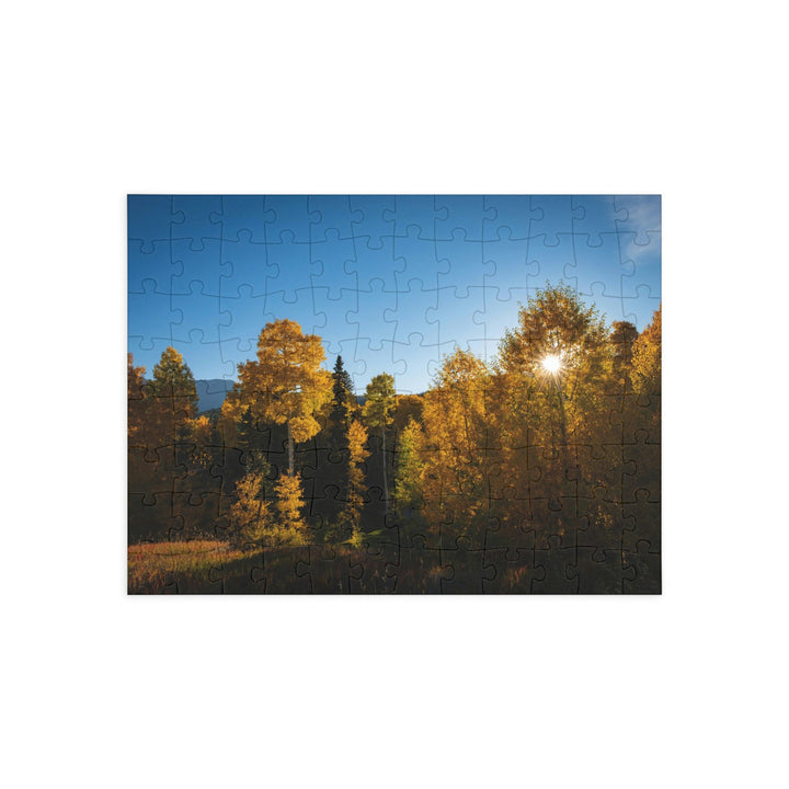 Sun Through the Aspens - Nature Puzzle (96, 252, 500, 1000-Piece) - Visiting This World