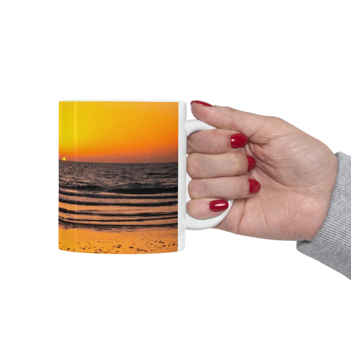 Sunrise on the Sea - Ceramic Mug 11oz - Visiting This World