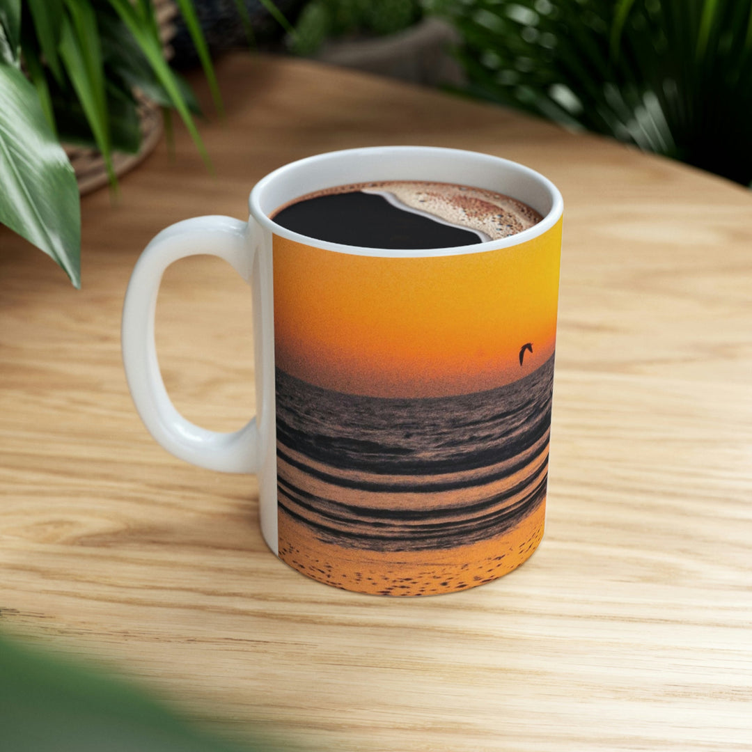 Sunrise on the Sea - Ceramic Mug 11oz - Visiting This World