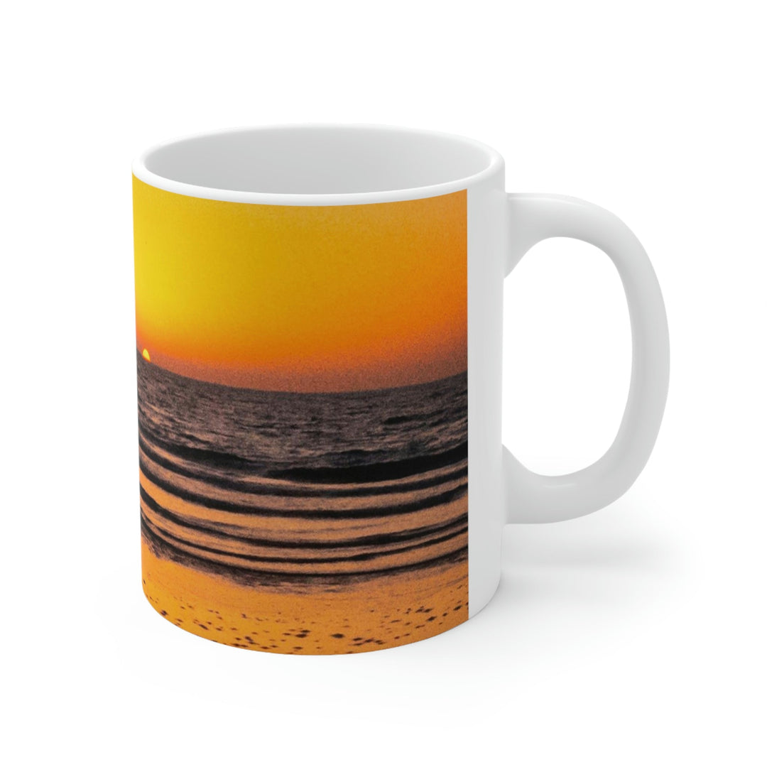 Sunrise on the Sea - Ceramic Mug 11oz - Visiting This World