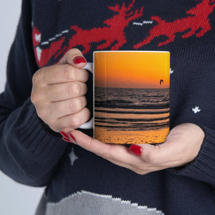 Sunrise on the Sea - Ceramic Mug 11oz - Visiting This World