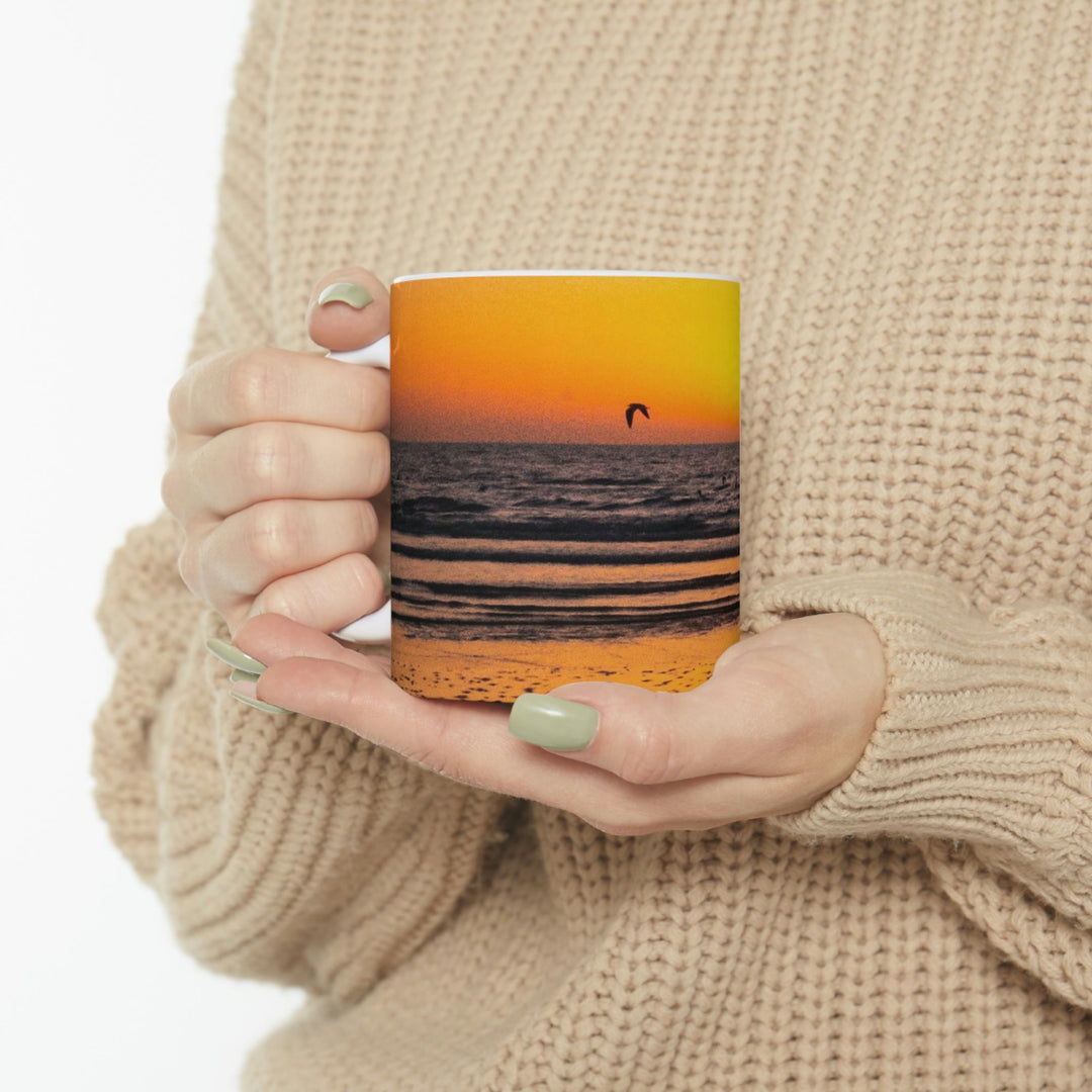 Sunrise on the Sea - Ceramic Mug 11oz - Visiting This World