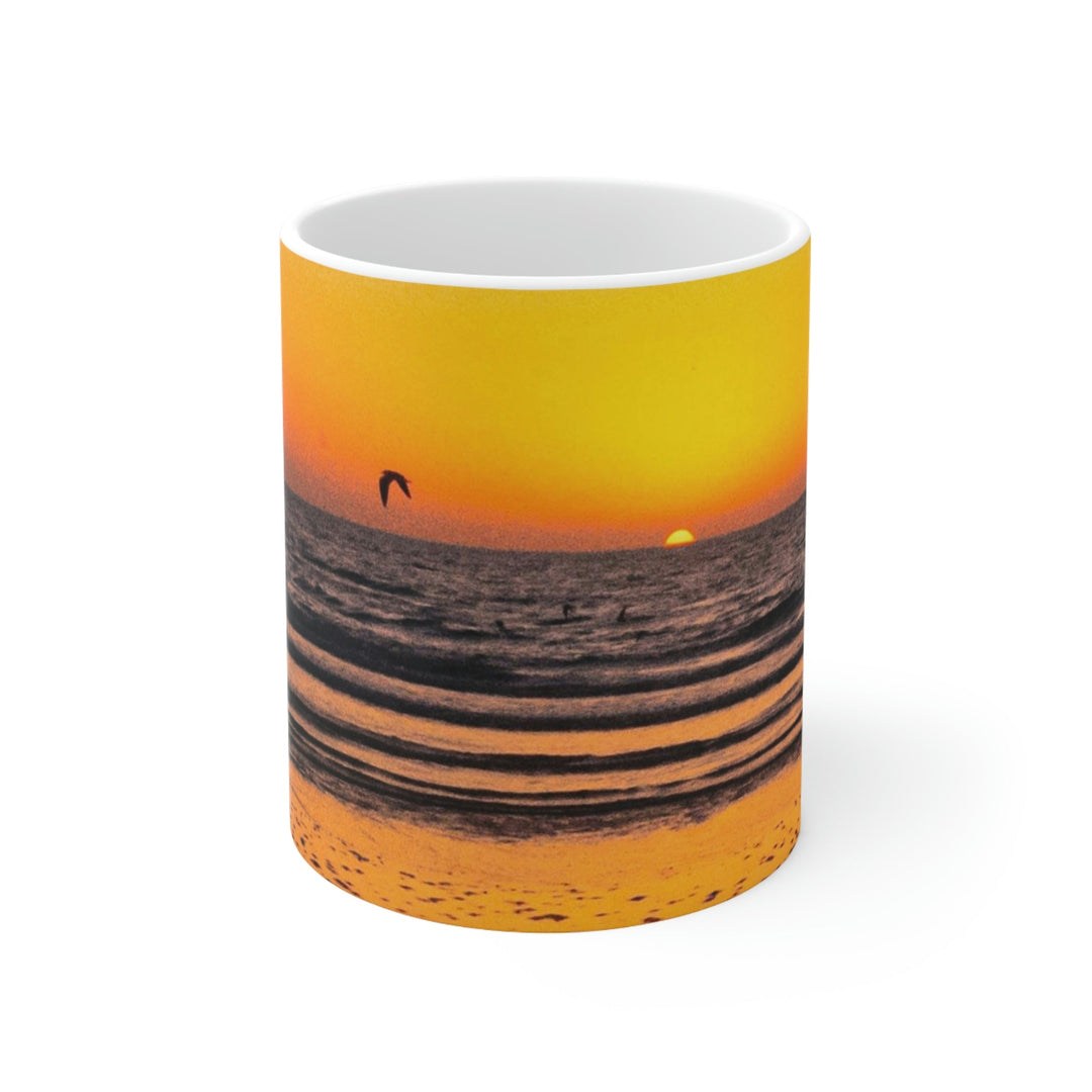 Sunrise on the Sea - Ceramic Mug 11oz - Visiting This World