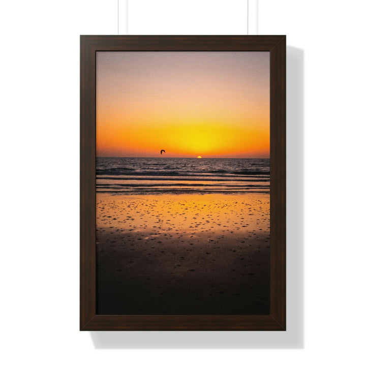 Sunrise on the Sea - Framed Print - Visiting This World