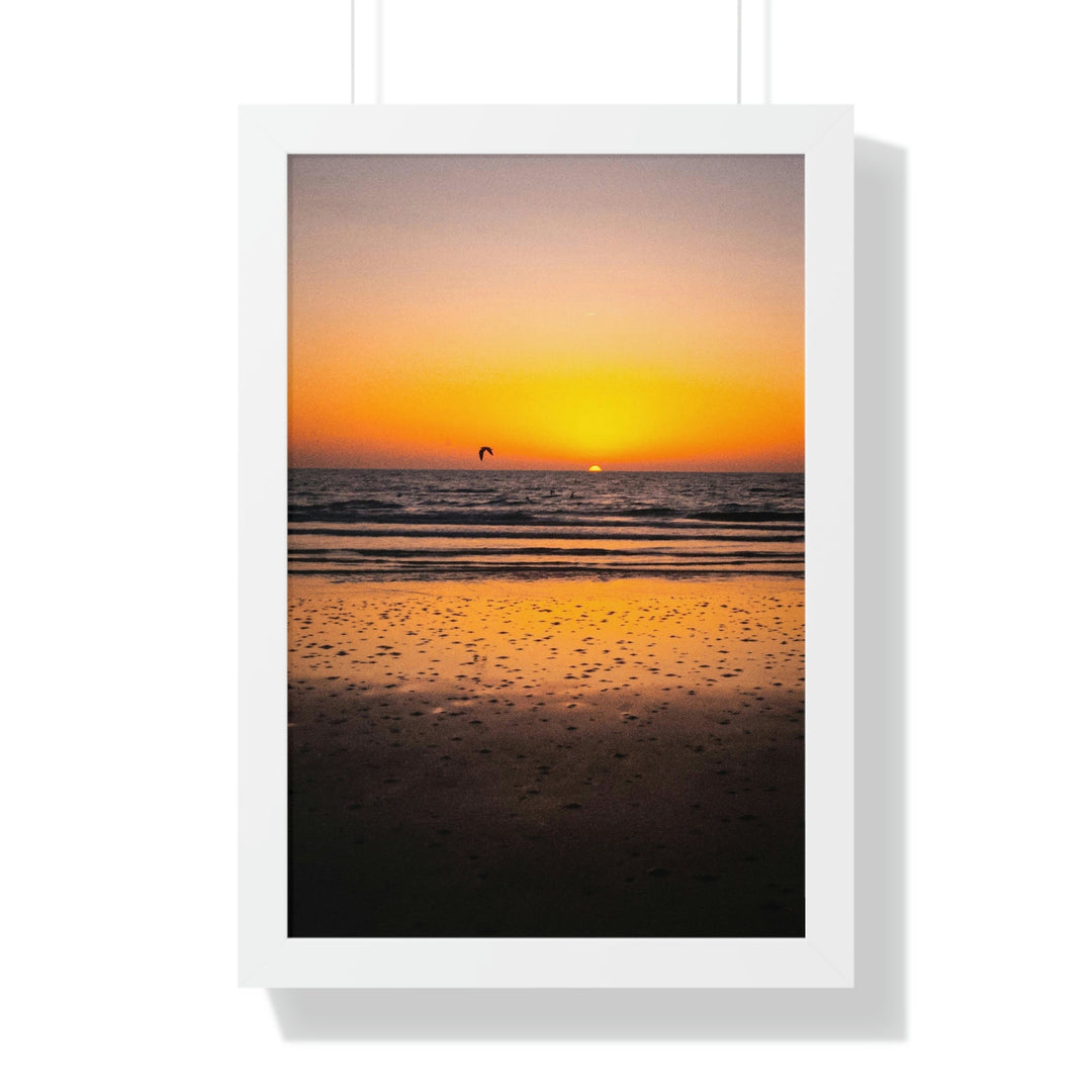 Sunrise on the Sea - Framed Print - Visiting This World