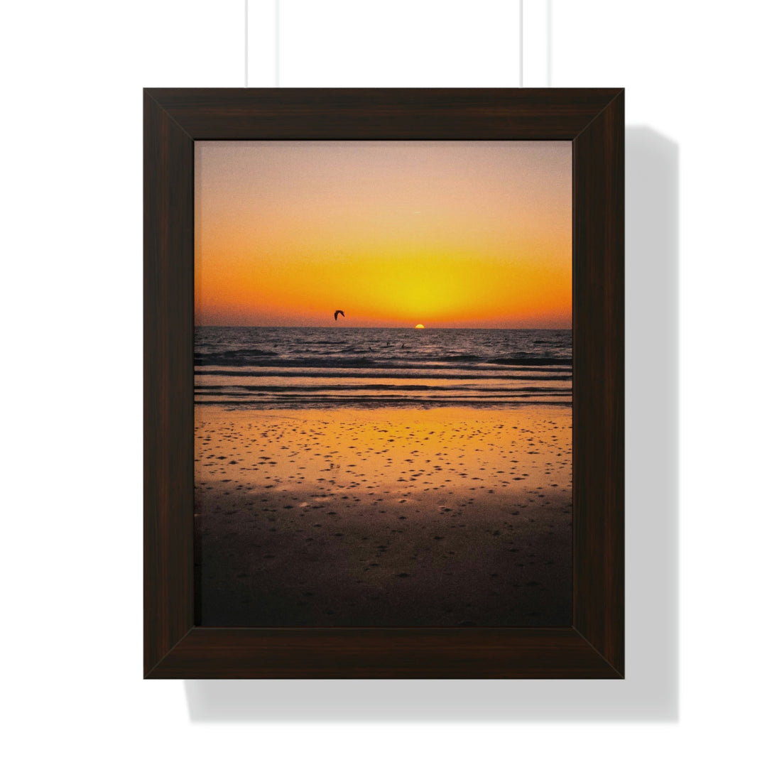 Sunrise on the Sea - Framed Print - Visiting This World