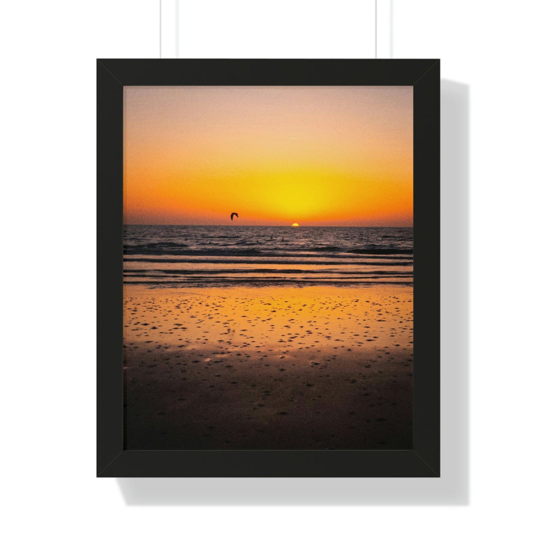 Sunrise on the Sea - Framed Print - Visiting This World