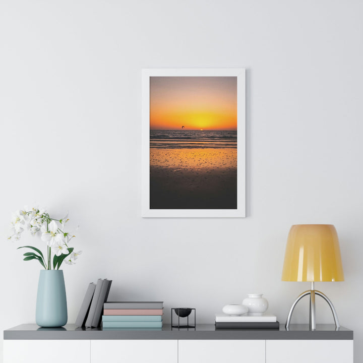 Sunrise on the Sea - Framed Print - Visiting This World